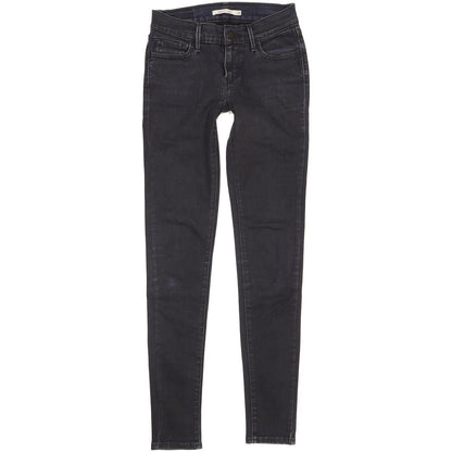 Levi's 710 Super Women Navy Skinny Slim Stretch Jeans W24 L31