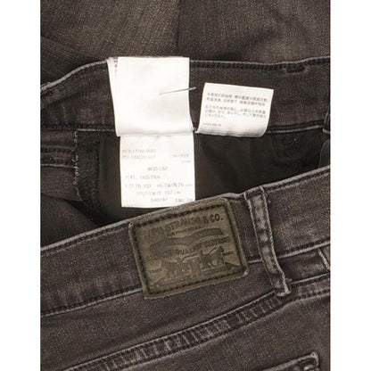 Levi's 710 Super Women Black Skinny Slim Stretch Jeans W30 L32