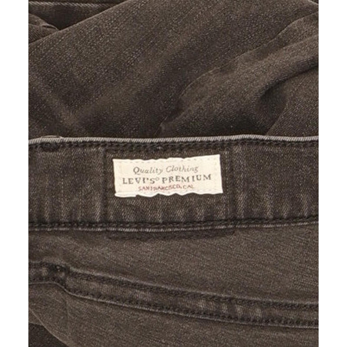 Levi's 710 Super Women Black Skinny Slim Stretch Jeans W30 L32
