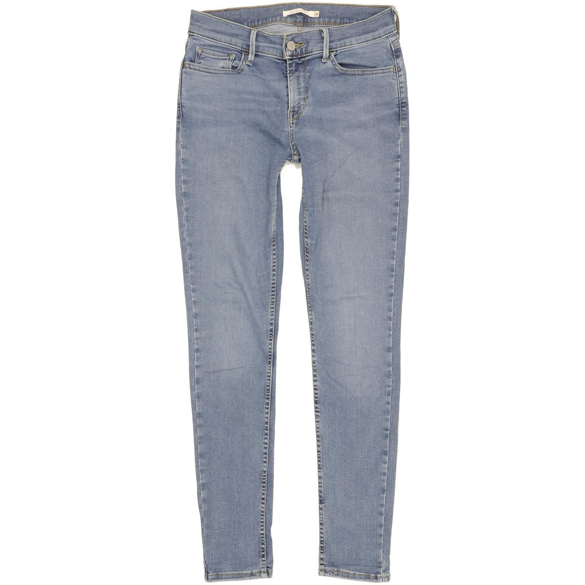 Levi's 710 Super Women Blue Skinny Slim Stretch Jeans W28 L30