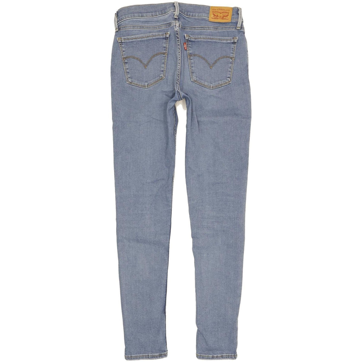 Levi's 710 Super Women Blue Skinny Slim Stretch Jeans W28 L30