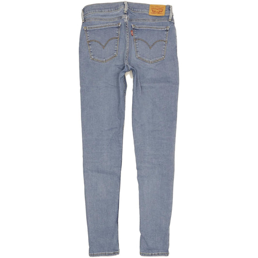 Levi's 710 Super Women Blue Skinny Slim Stretch Jeans W28 L30