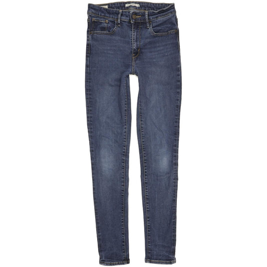 Levi's 721 Women Blue Skinny Slim Stretch Jeans W27 L31