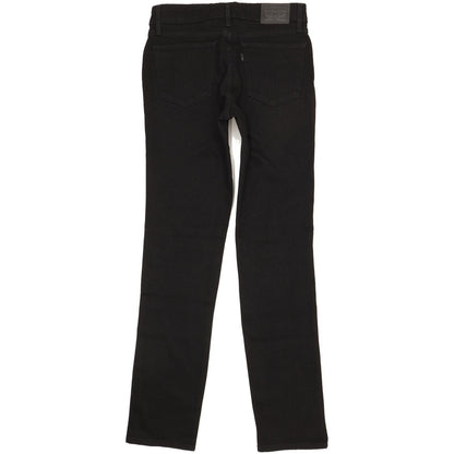 Levi's 712 Women Black Straight Slim Stretch Jeans W28 L32