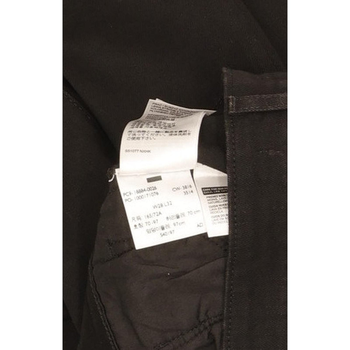 Levi's 712 Women Black Straight Slim Stretch Jeans W28 L32