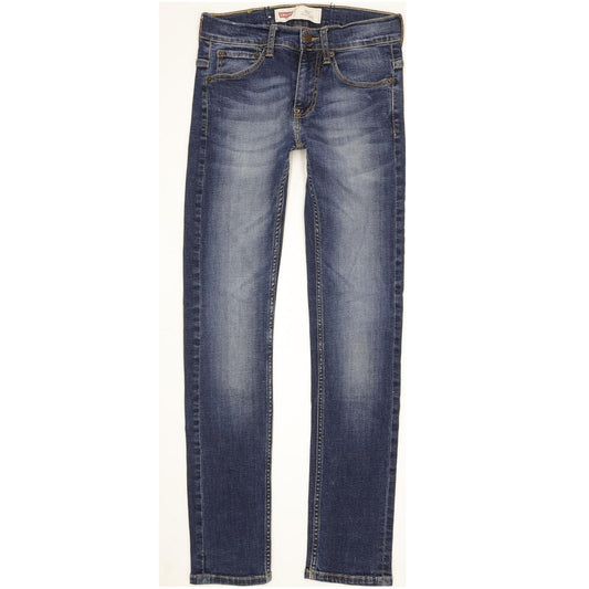 Levi's 512 Kids Blue Tapered Slim Stretch Jeans W24 L29