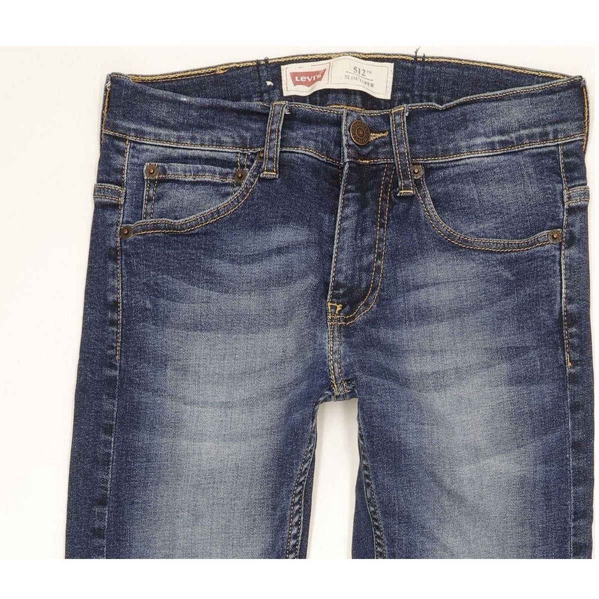 Levi's 512 Kids Blue Tapered Slim Stretch Jeans W24 L29