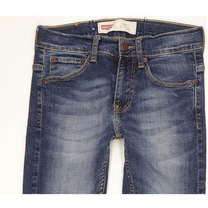 Levi's 512 Kids Blue Tapered Slim Stretch Jeans W24 L29