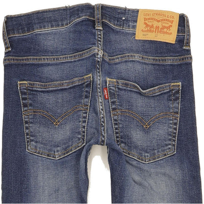 Levi's 512 Kids Blue Tapered Slim Stretch Jeans W24 L29