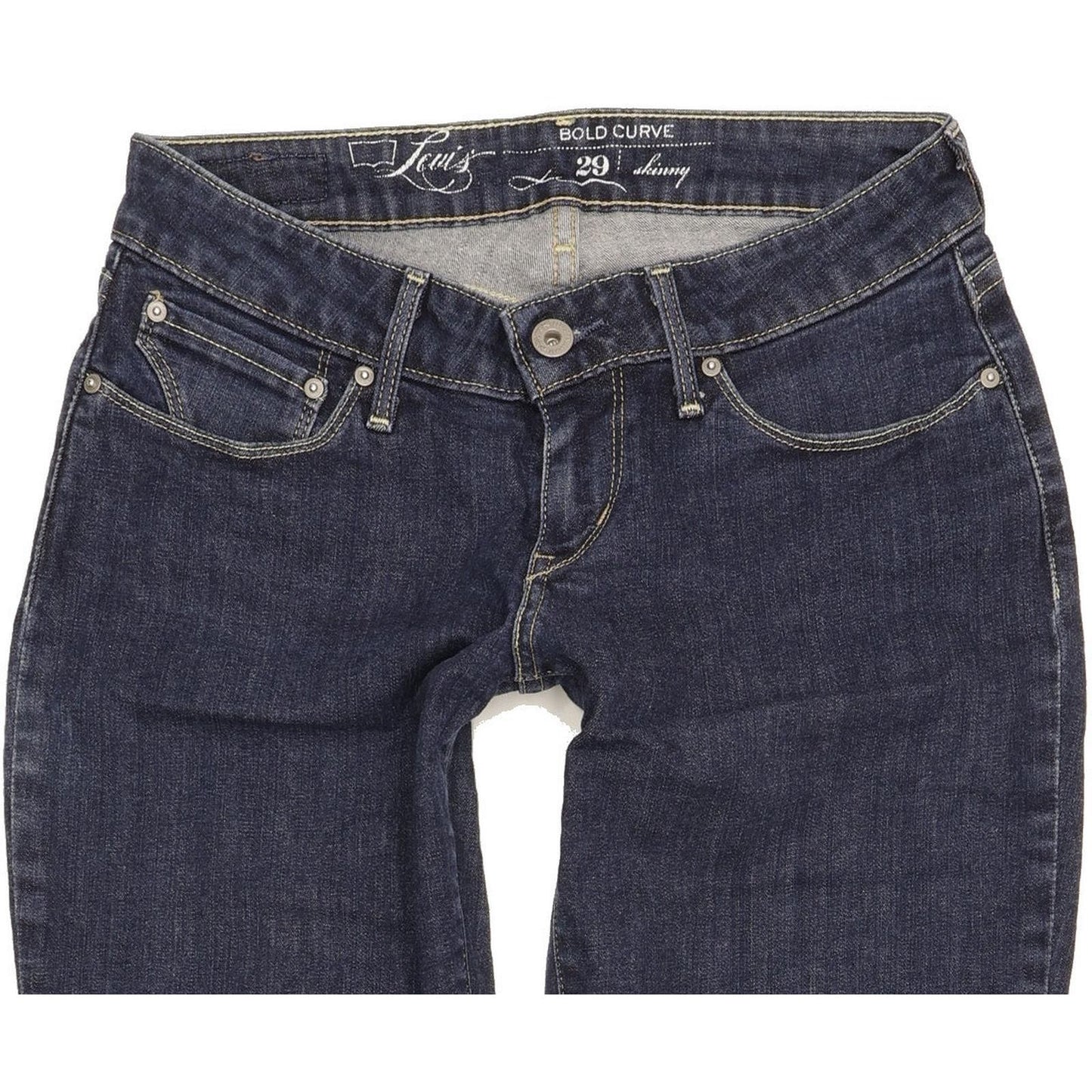 Levi's Bold Curve Women Blue Skinny Slim Stretch Jeans W29 L33