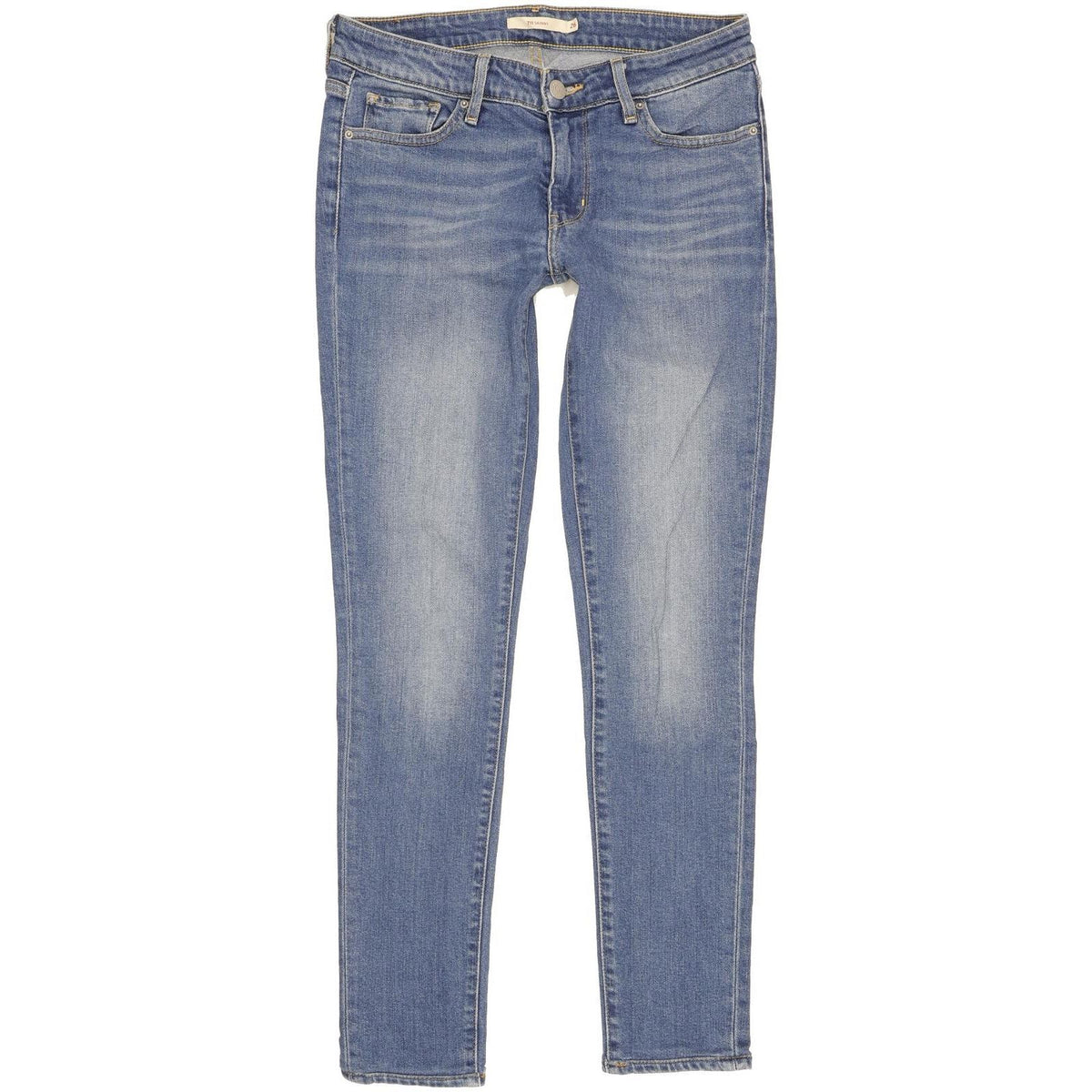 Levi's 711 Women Blue Skinny Slim Stretch Jeans W26 L29