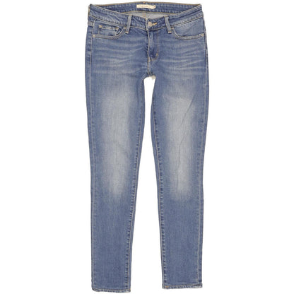 Levi's 711 Women Blue Skinny Slim Stretch Jeans W26 L29
