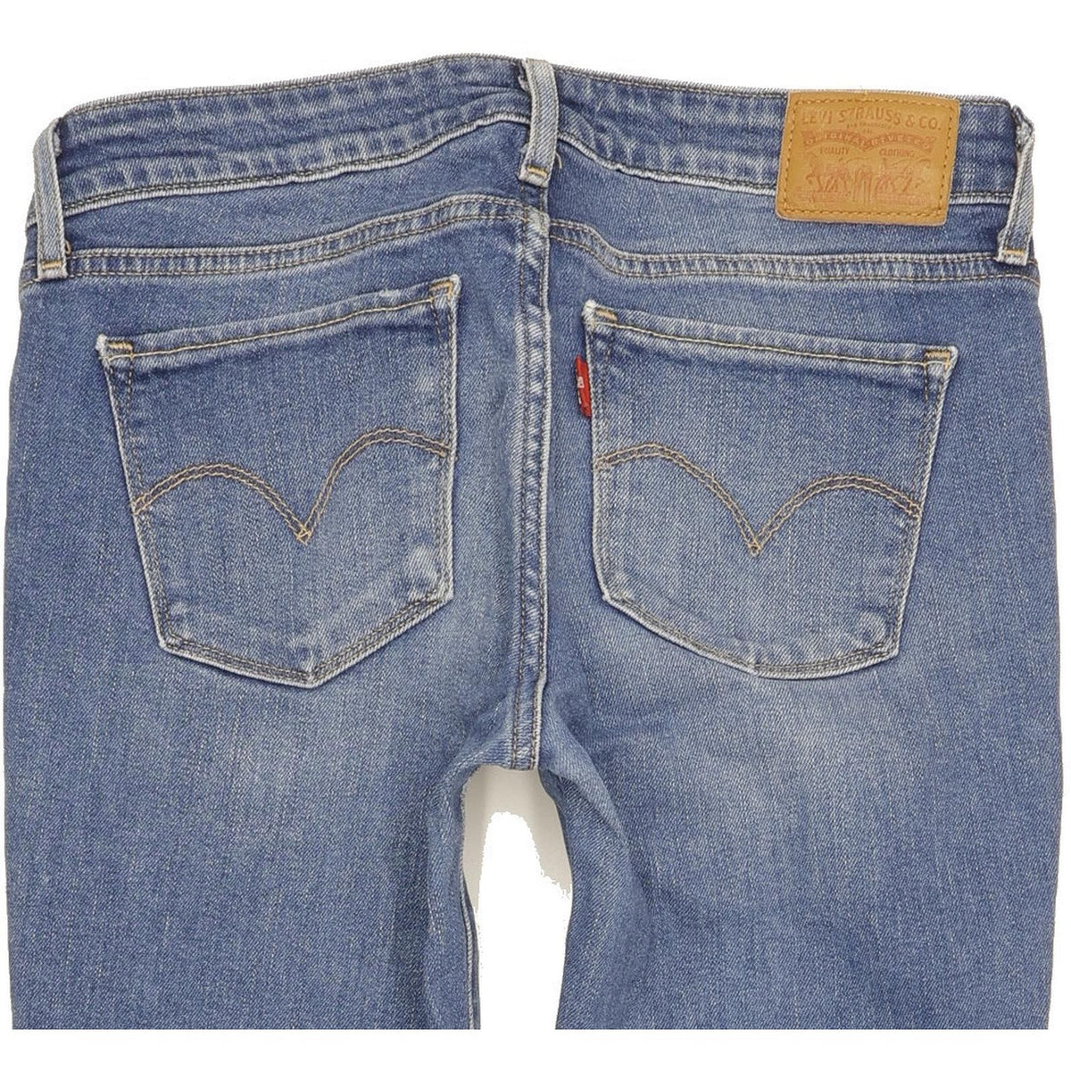 Levi's 711 Women Blue Skinny Slim Stretch Jeans W26 L29