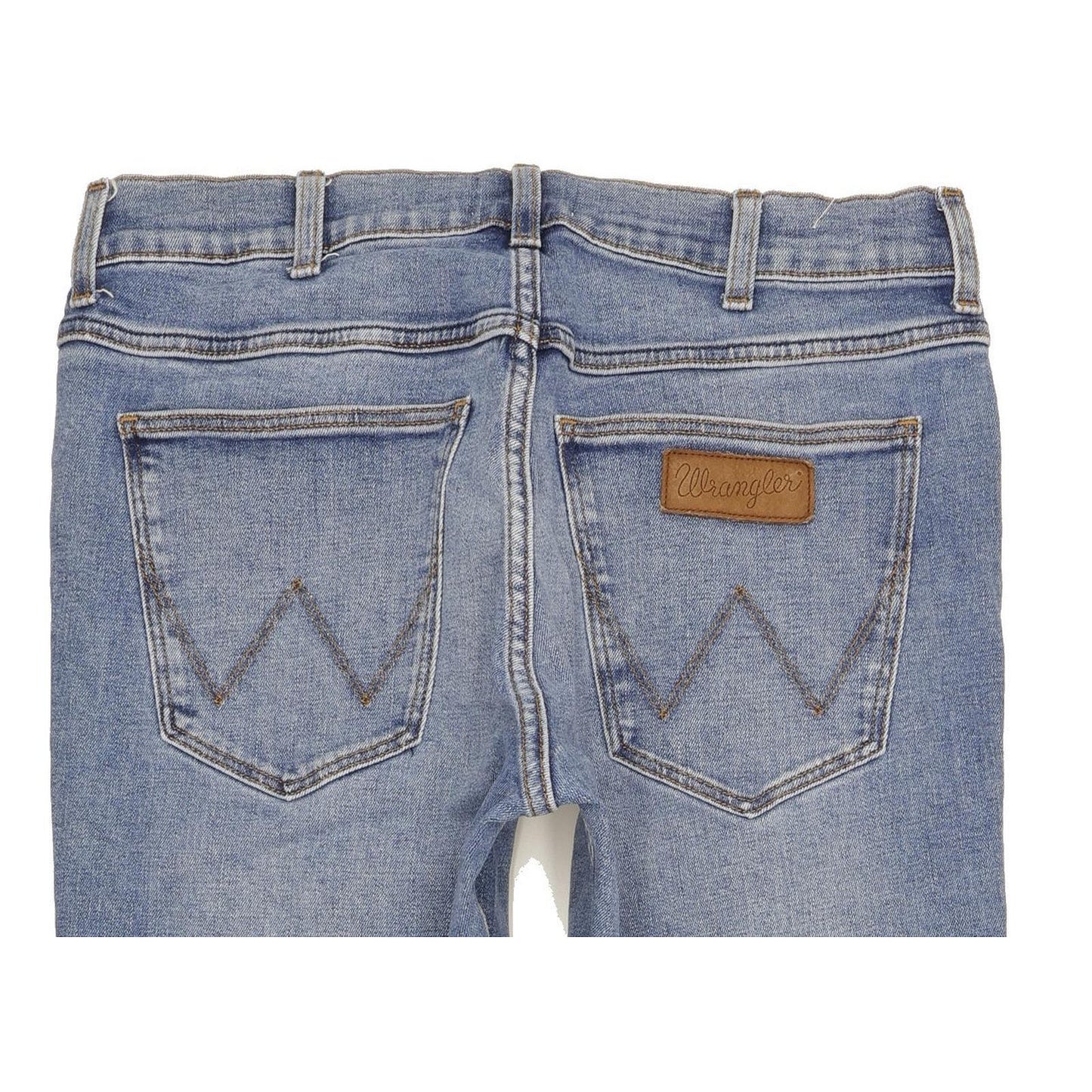 Wrangler Greenssboro Men Blue Straight Regular Stretch Jeans W32 L32