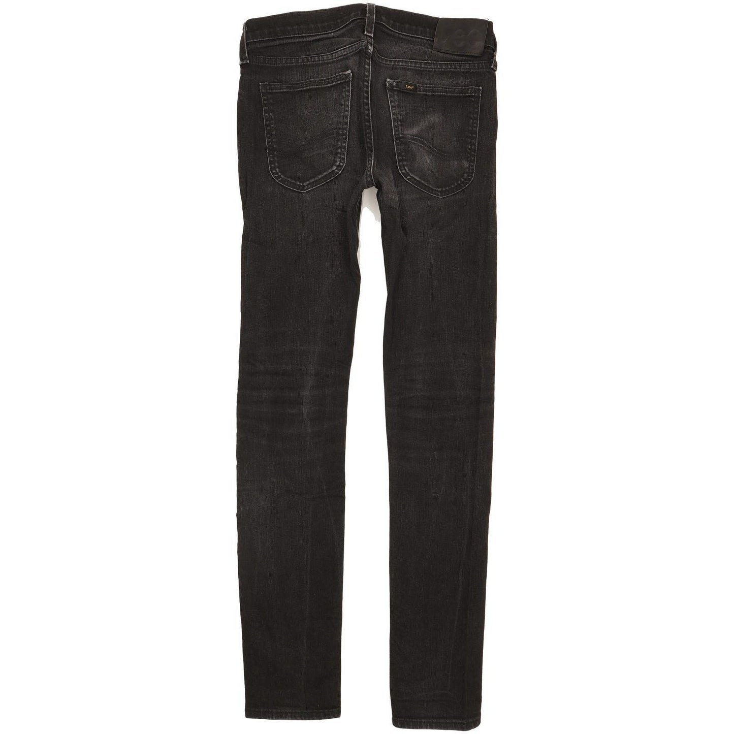 Lee Luke Men Black Skinny Slim Stretch Jeans W30 L32