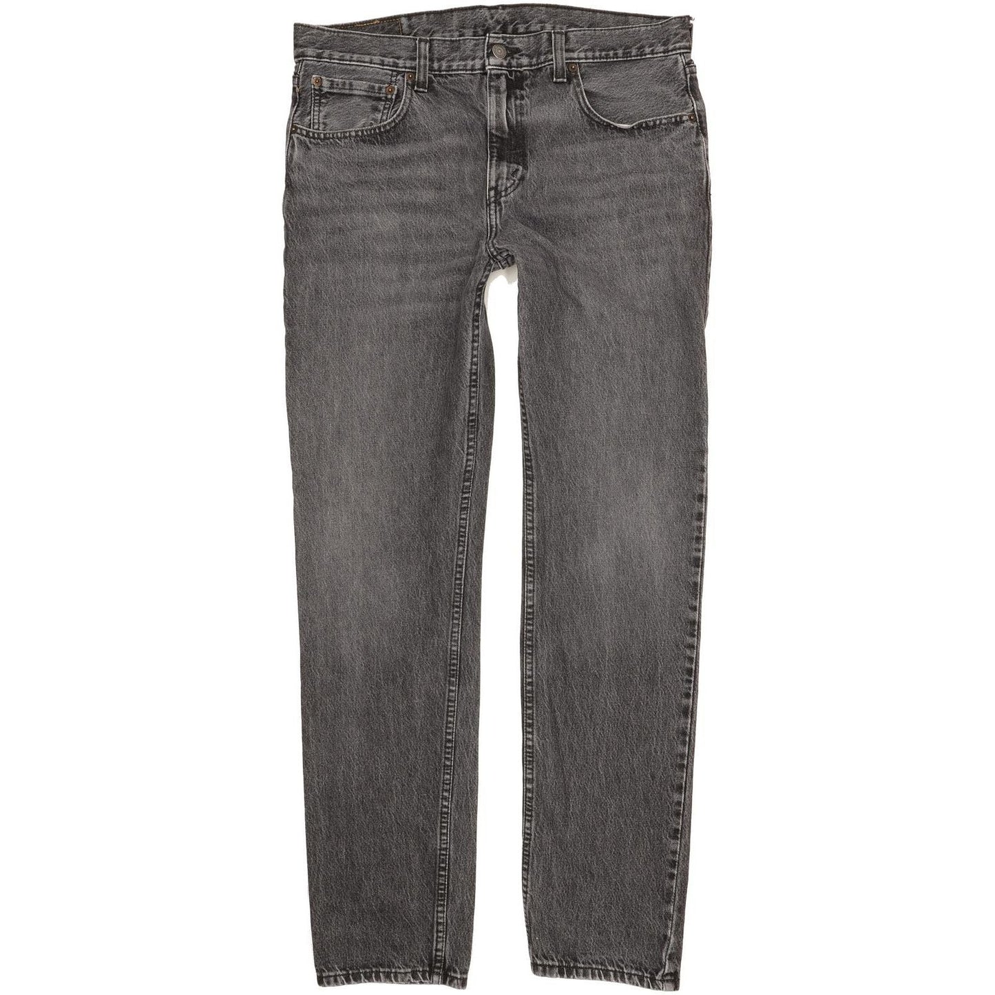 Levi's 502 Men Grey Tapered Regular Stretch Jeans W33 L33