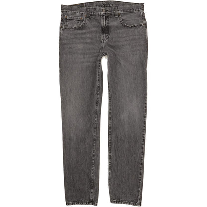 Levi's 502 Men Grey Tapered Regular Stretch Jeans W33 L33