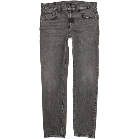 Levi's 502 Men Grey Tapered Regular Stretch Jeans W33 L33