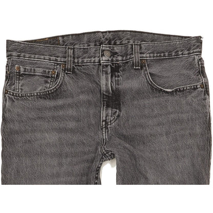 Levi's 502 Men Grey Tapered Regular Stretch Jeans W33 L33