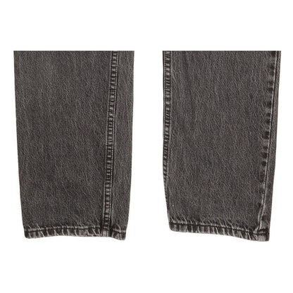 Levi's 502 Men Grey Tapered Regular Stretch Jeans W33 L33
