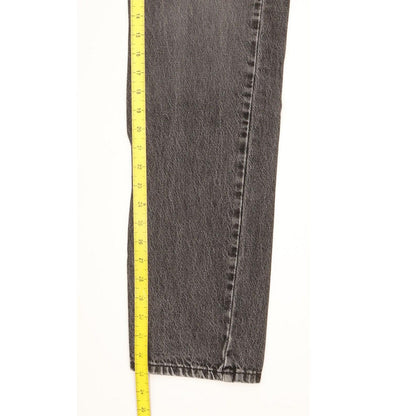 Levi's 502 Men Grey Tapered Regular Stretch Jeans W33 L33