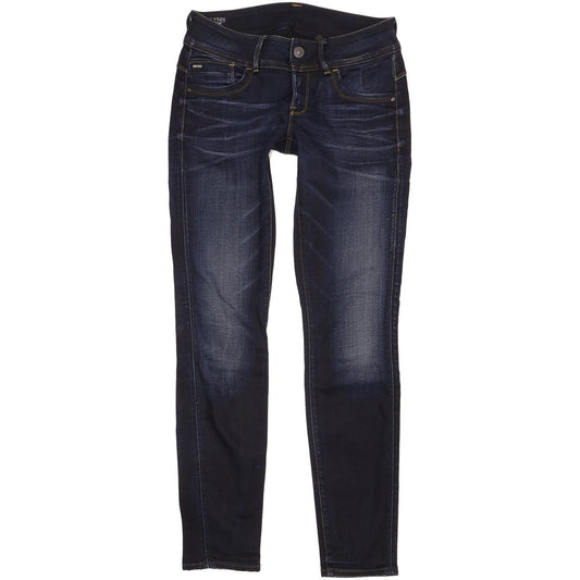 G-Star Lynn Women Blue Skinny Slim Stretch Jeans W30 L32
