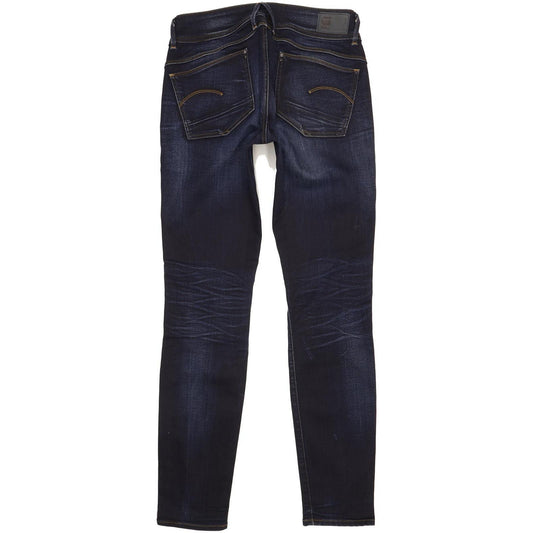 G-Star Lynn Women Blue Skinny Slim Stretch Jeans W30 L32