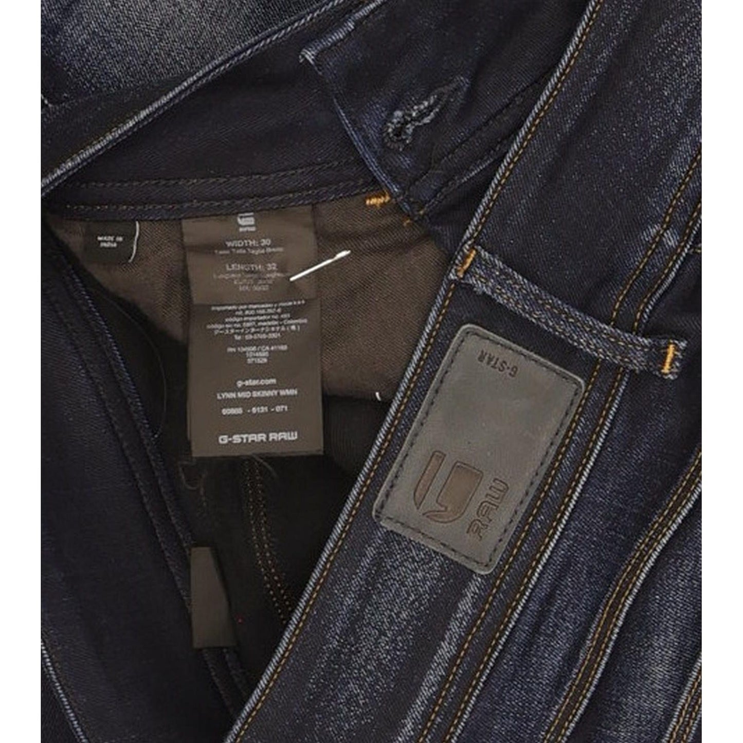 G-Star Lynn Women Blue Skinny Slim Stretch Jeans W30 L32
