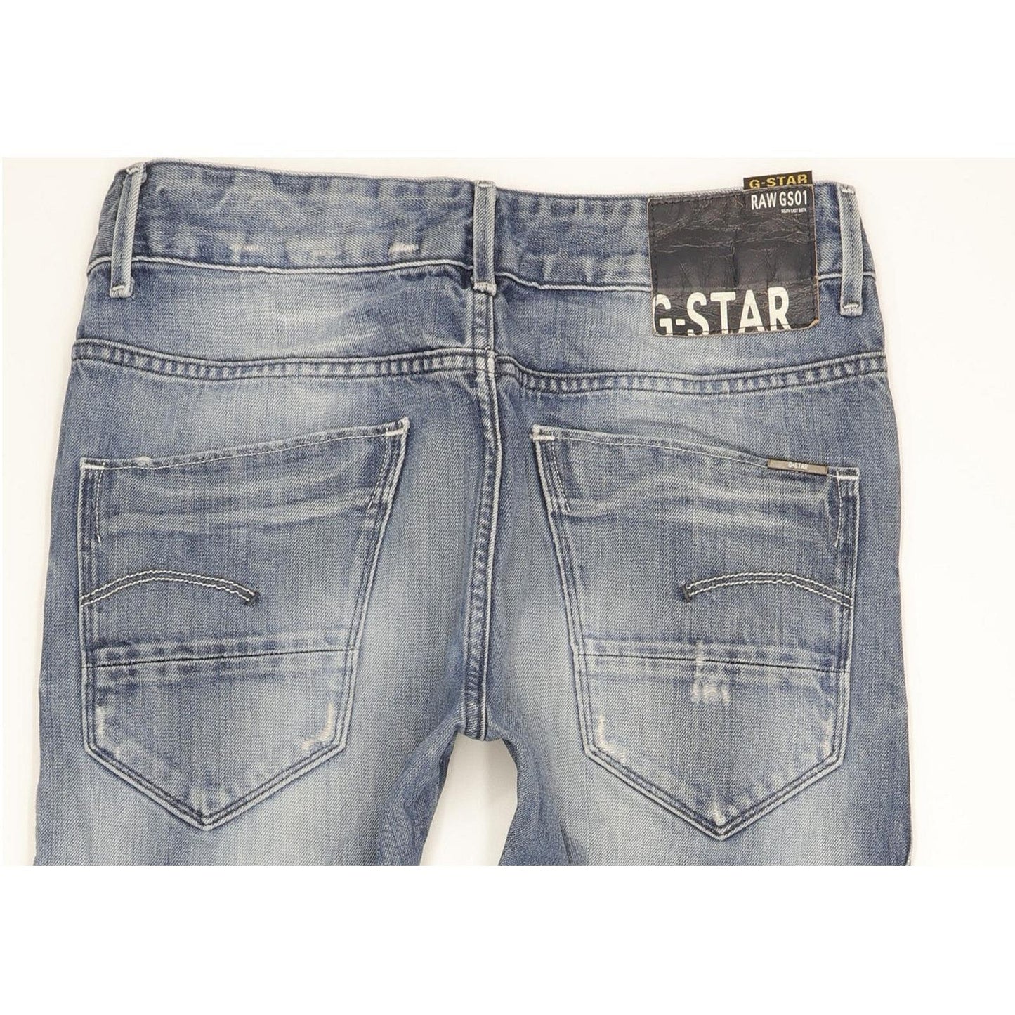 G-Star Men Blue Tapered Slim Stretch Jeans W28 L29