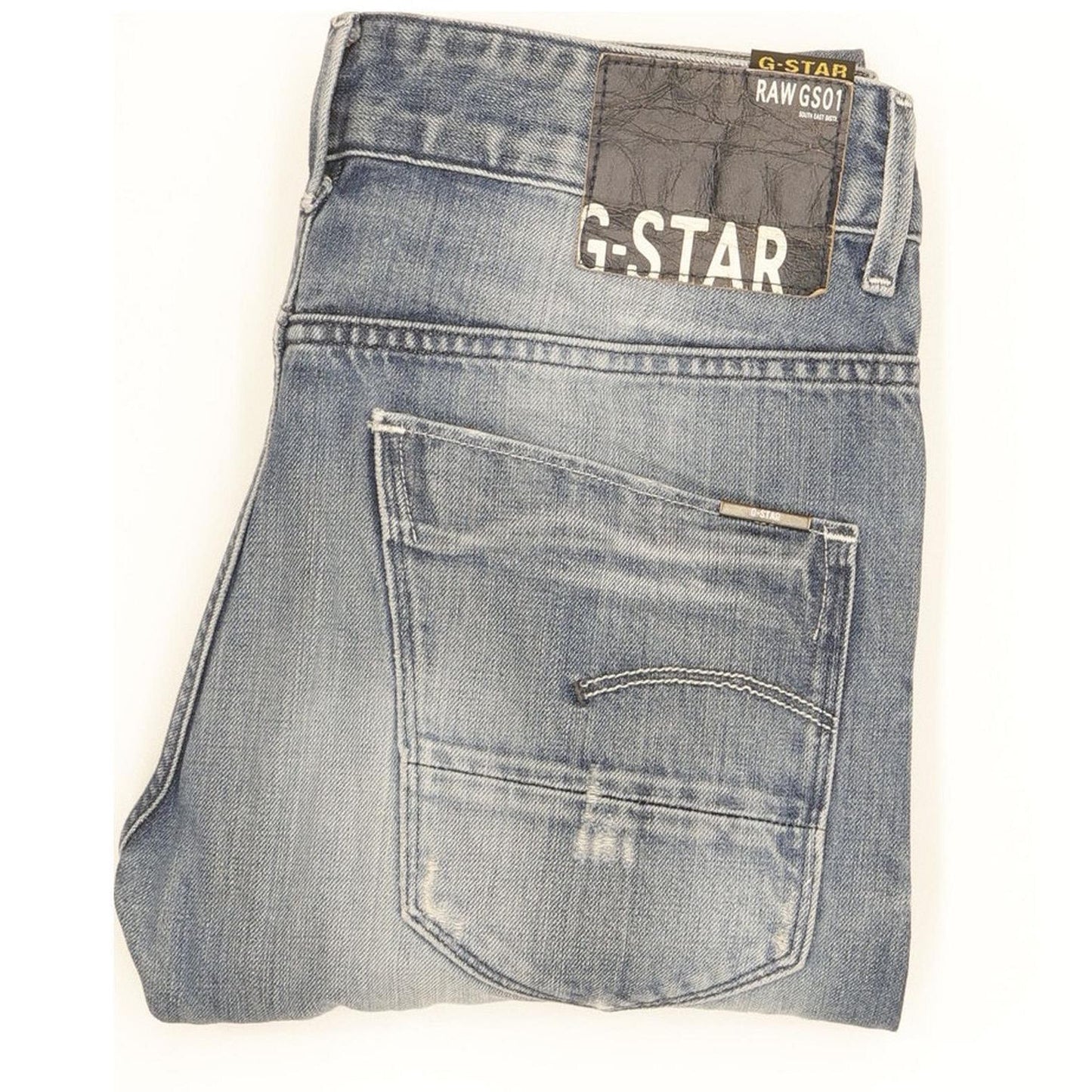 G-Star Men Blue Tapered Slim Stretch Jeans W28 L29