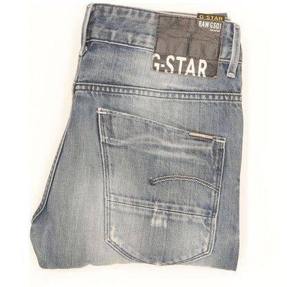G-Star Men Blue Tapered Slim Stretch Jeans W28 L29