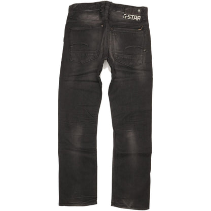 G-Star Attacc Men Black Straight Regular Jeans W33 L32