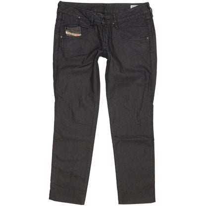 Diesel Clush 008LG Women Navy Straight Slim Stretch Jeans W28 L26