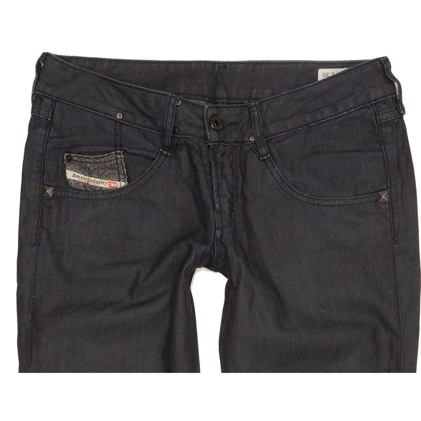 Diesel Clush 008LG Women Navy Straight Slim Stretch Jeans W28 L26