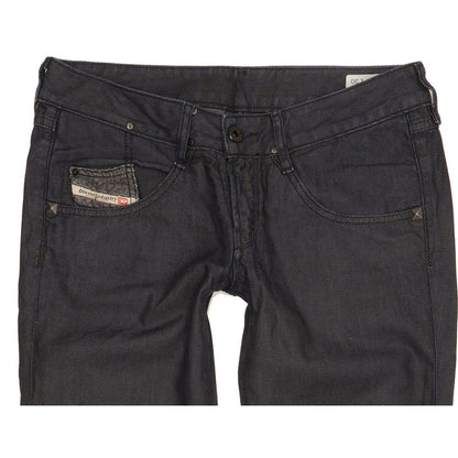 Diesel Clush 008LG Women Navy Straight Slim Stretch Jeans W28 L26