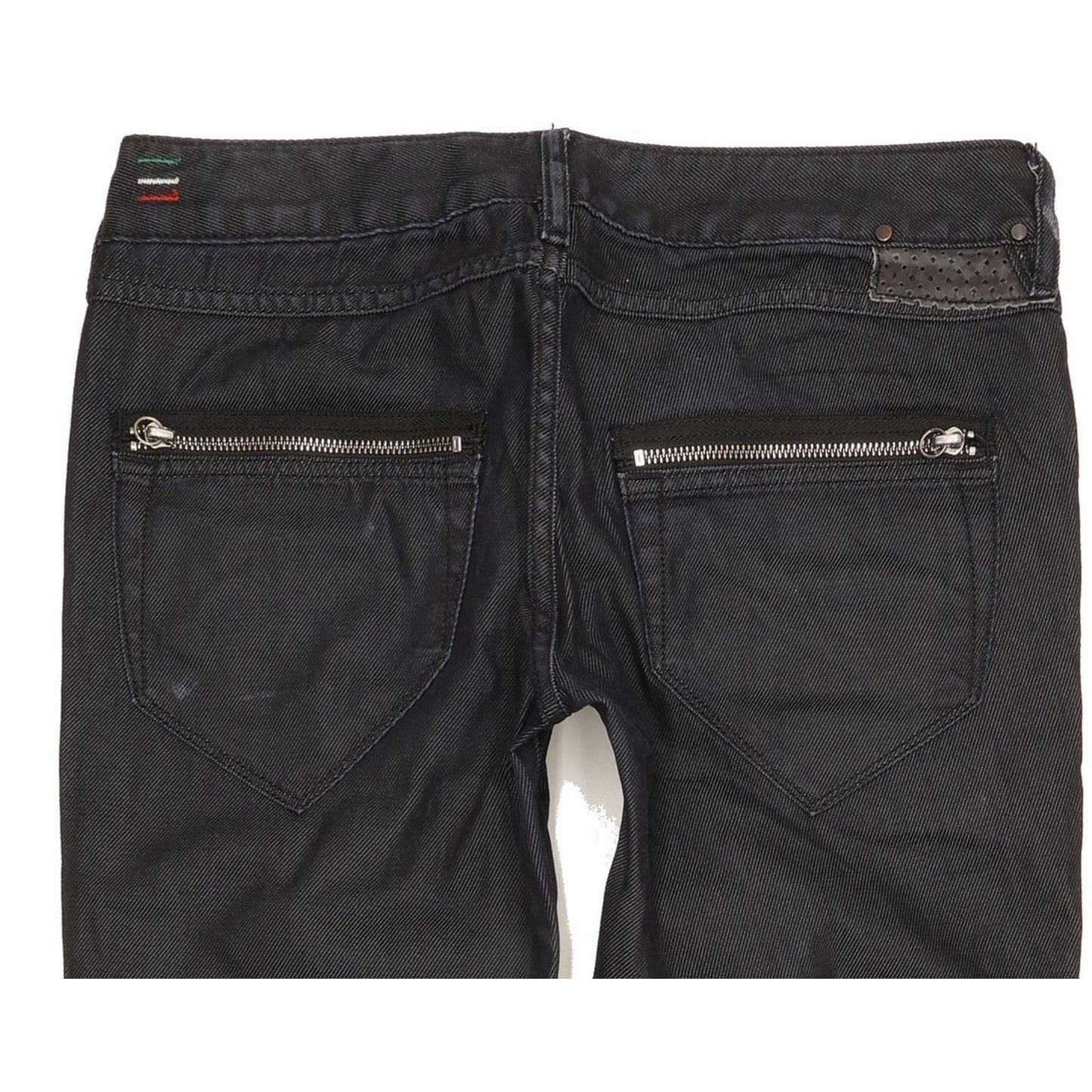 Diesel Clush 008LG Women Navy Straight Slim Stretch Jeans W28 L26