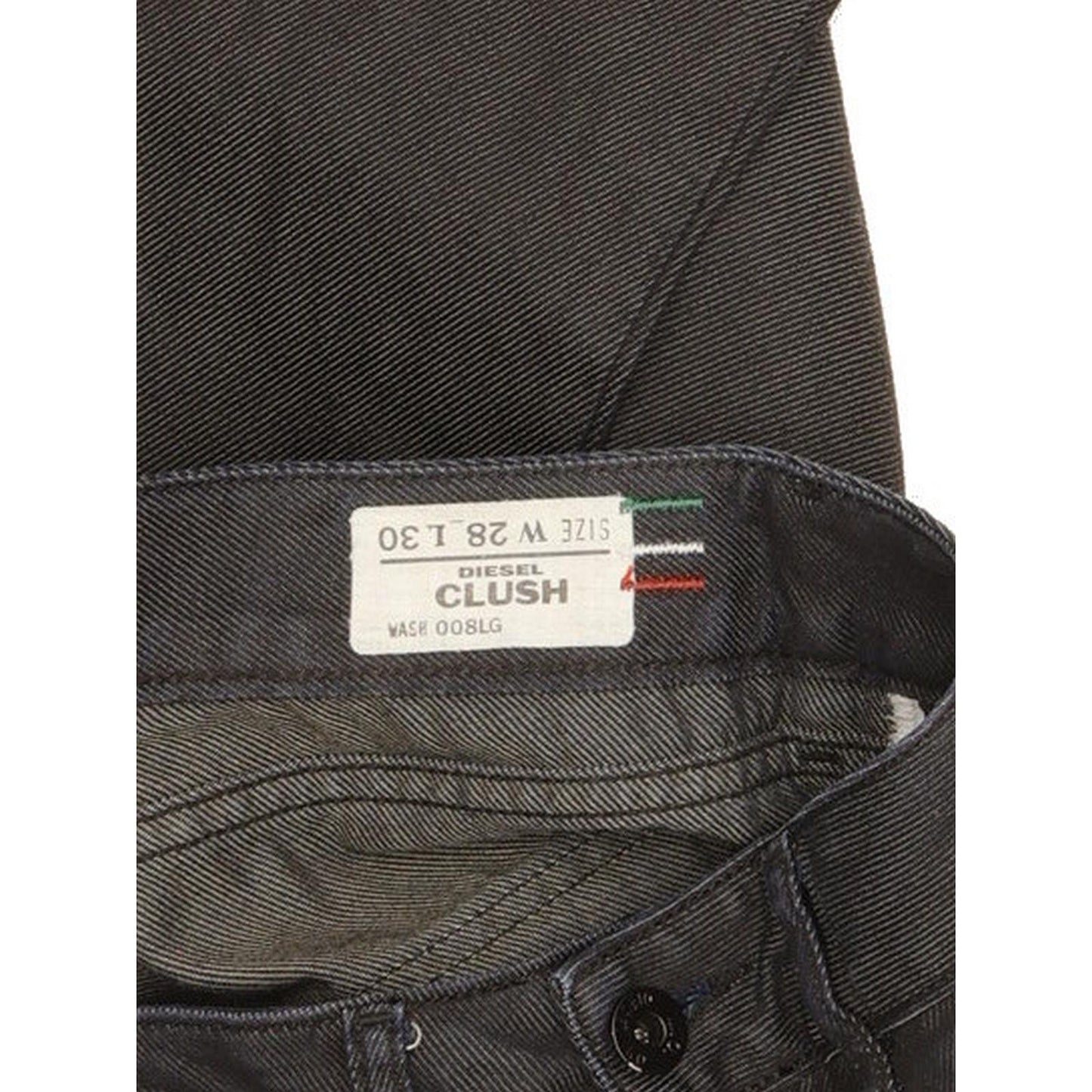 Diesel Clush 008LG Women Navy Straight Slim Stretch Jeans W28 L26