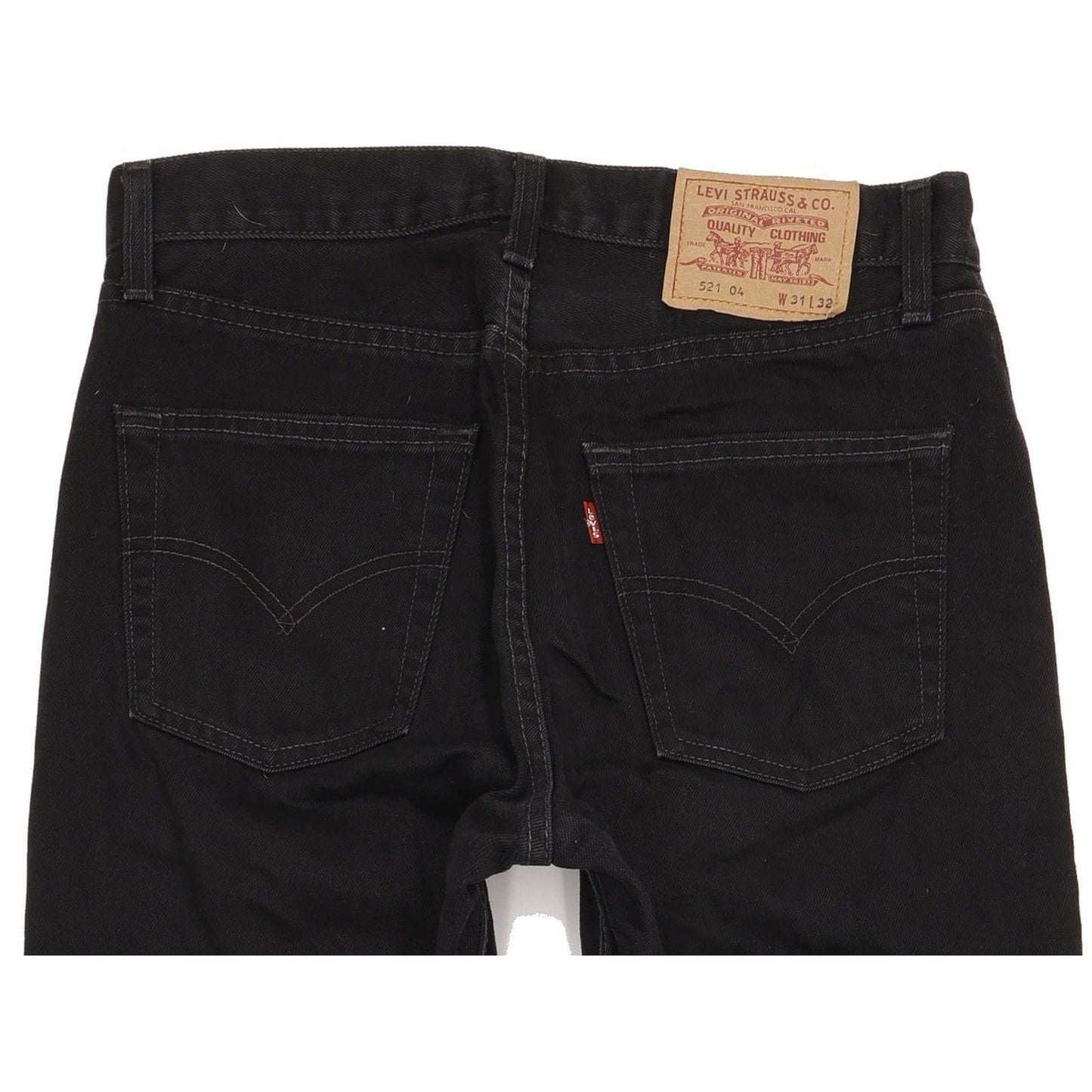 Levi's 521 Men Black Straight Regular Jeans W31 L32