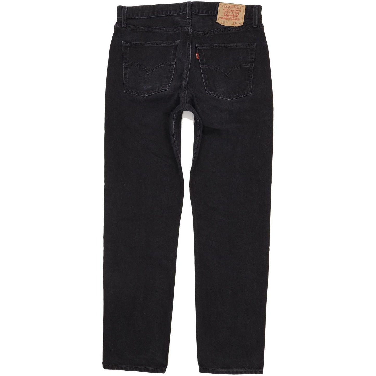 Levi's 521 Men Black Straight Regular Jeans W36 L33