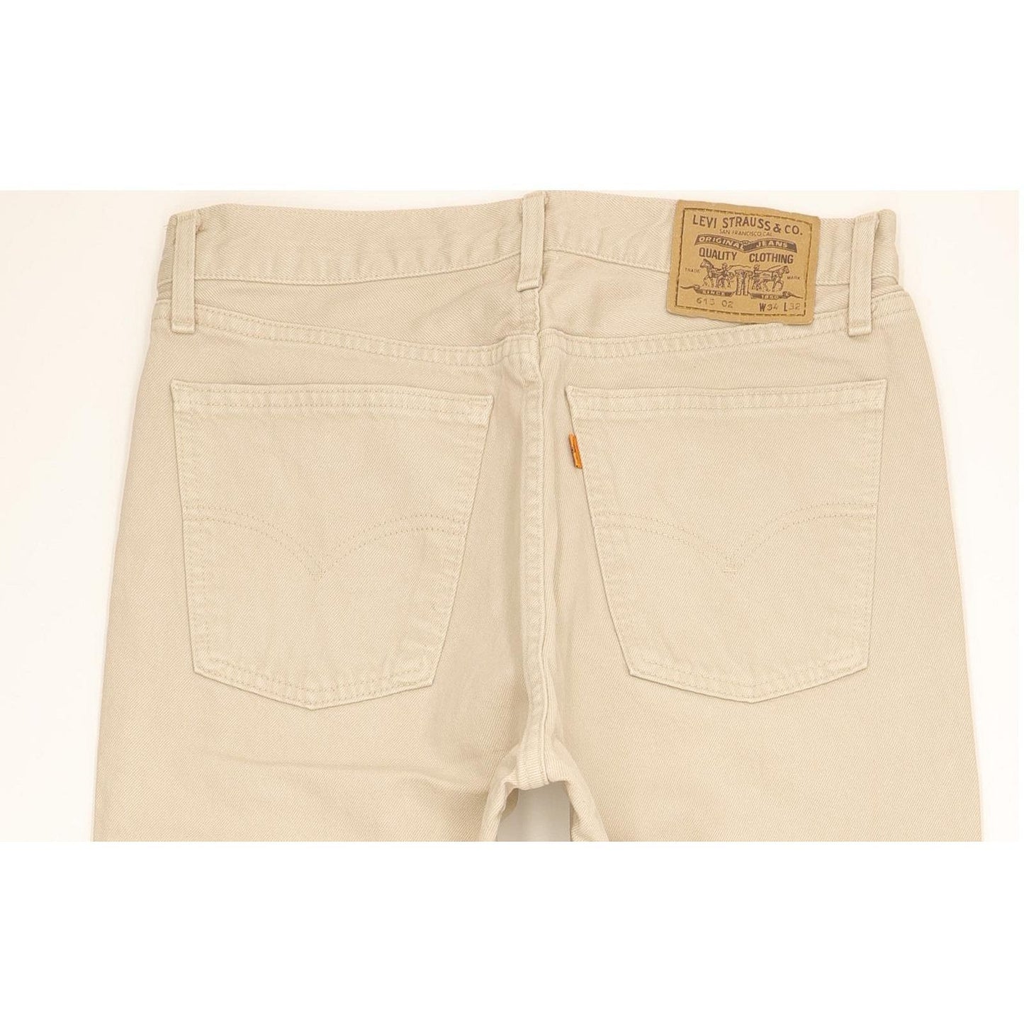 Levi's 615 Men Beige Straight Regular Jeans W33 L31