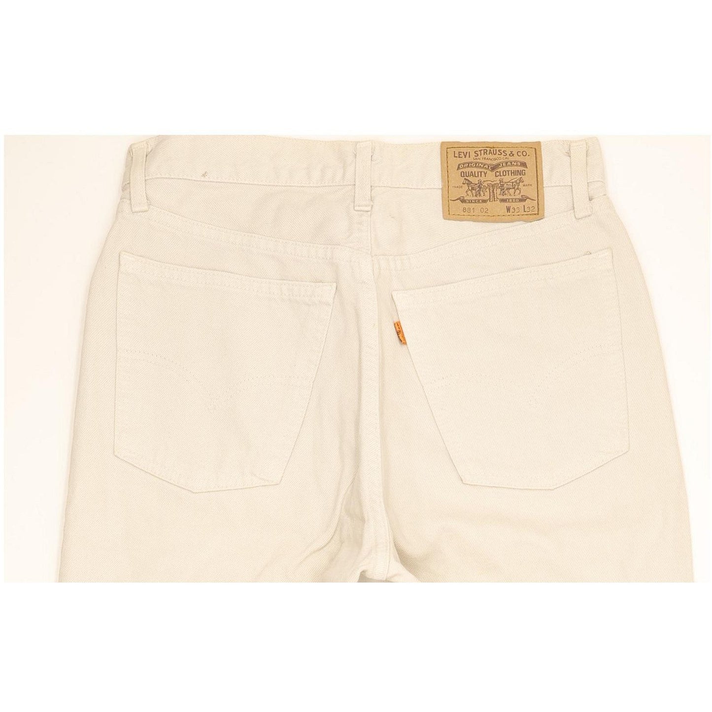 Levi's 881 Men Beige Straight Regular Jeans W32 L32