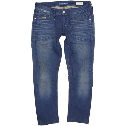 G-Star Low T Women Blue Skinny Slim Stretch Jeans W32 L29