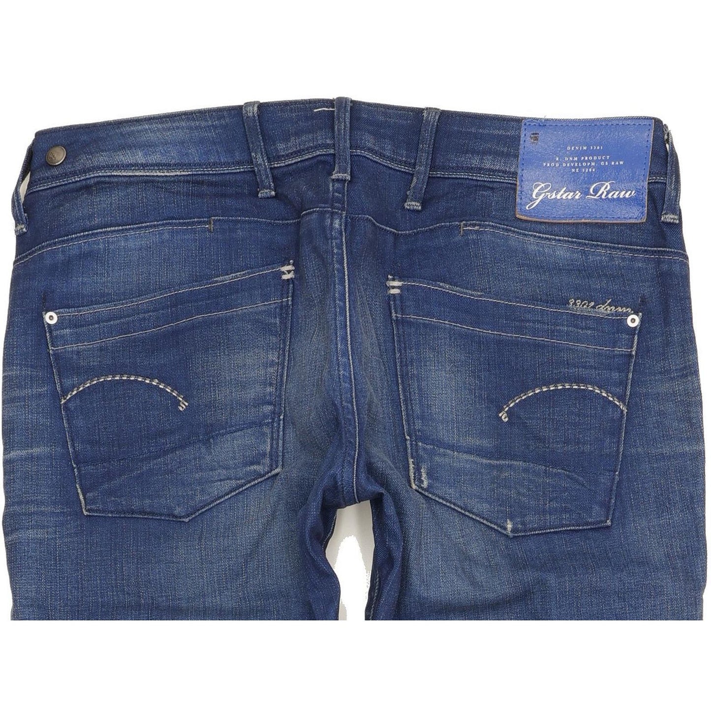 G-Star Low T Women Blue Skinny Slim Stretch Jeans W32 L29