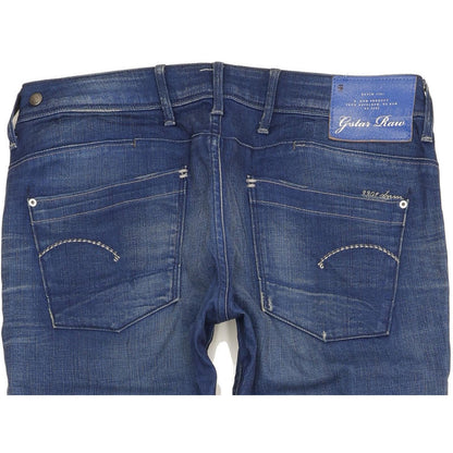 G-Star Low T Women Blue Skinny Slim Stretch Jeans W32 L29