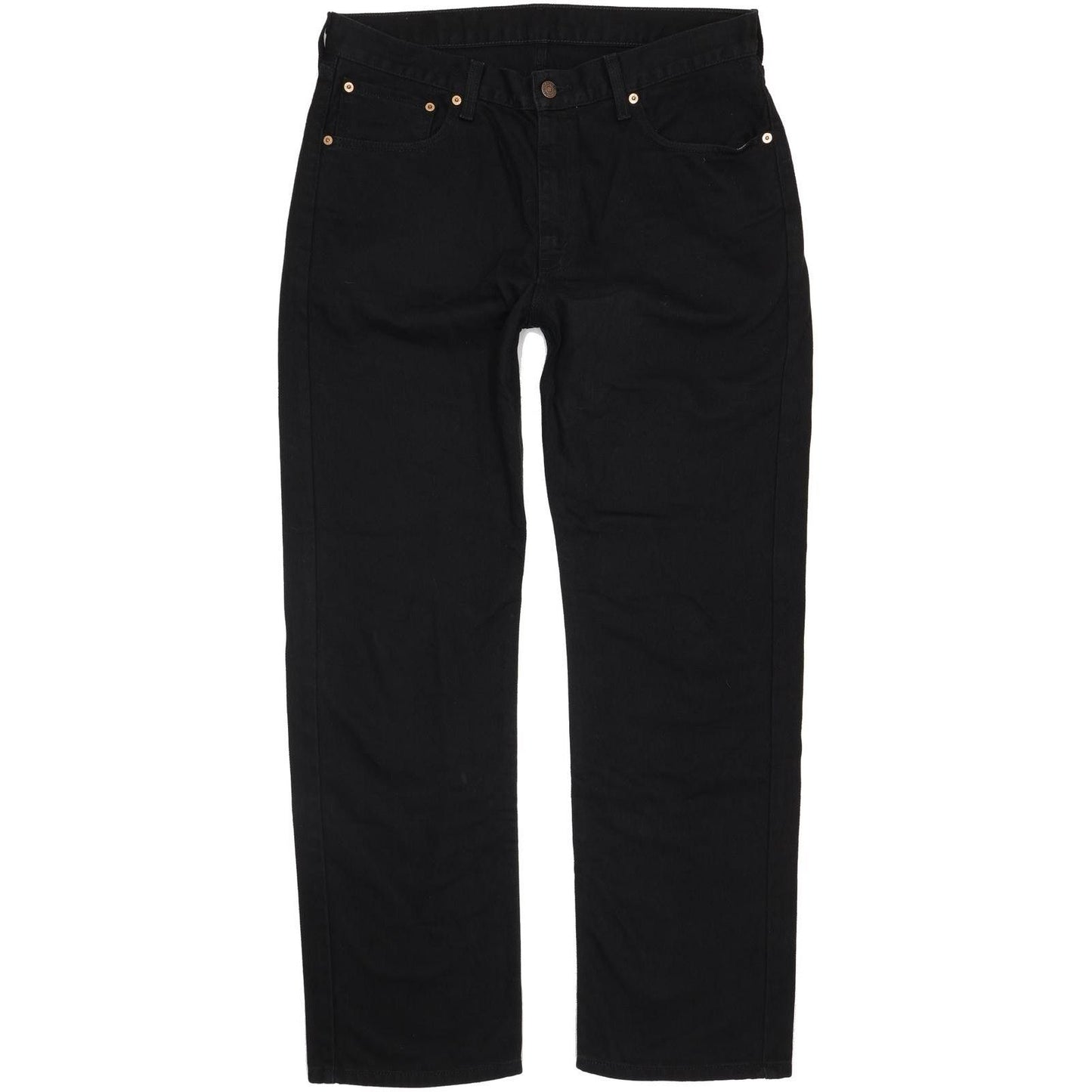 Levi's Men Black Straight Regular Jeans W36 L32