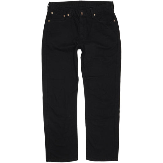 Levi's Men Black Straight Regular Jeans W36 L32