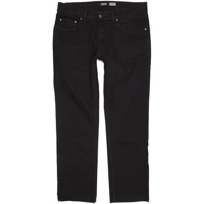 Pioneer Rando Men Black Straight Regular Stretch Jeans W36 L30
