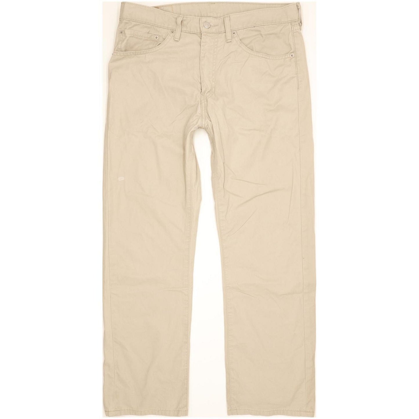 Levi's 505 Men Beige Straight Regular Jeans W34 L29