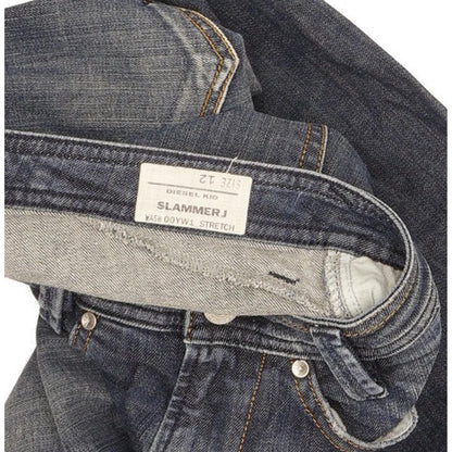 Diesel Slammer Kids Blue Straight Slim Stretch Jeans W26 L28