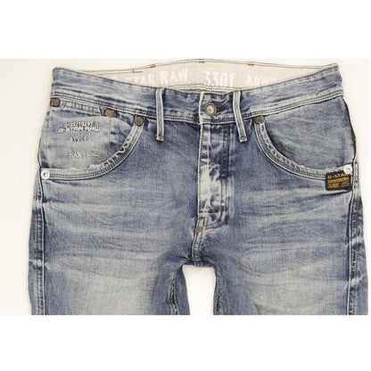 G-Star Jack Men Blue Tapered Loose Jeans W30 L32